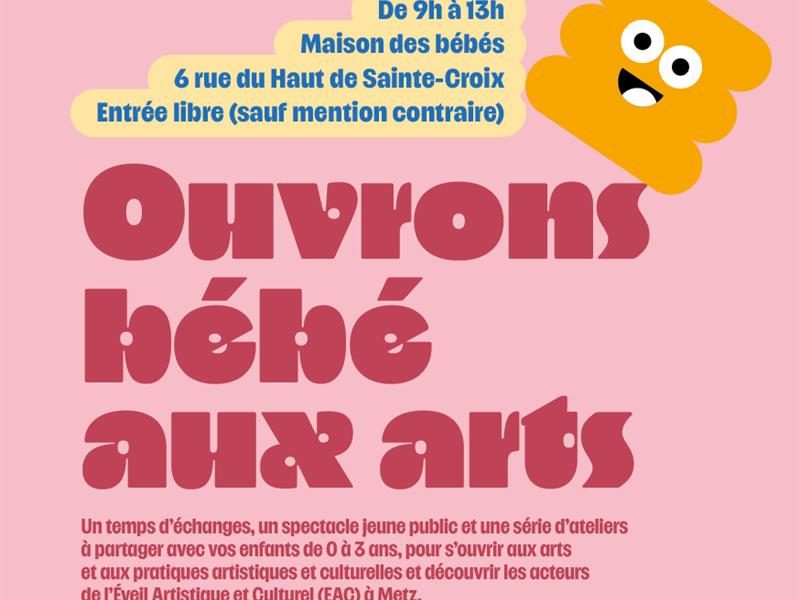 Atelier - Ouvrons bébé aux arts