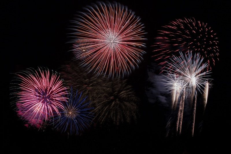 Soirée champêtre et feu d'artifice