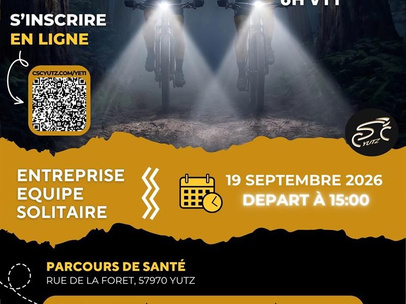 Course d'endurance VTT - La YETI 2026