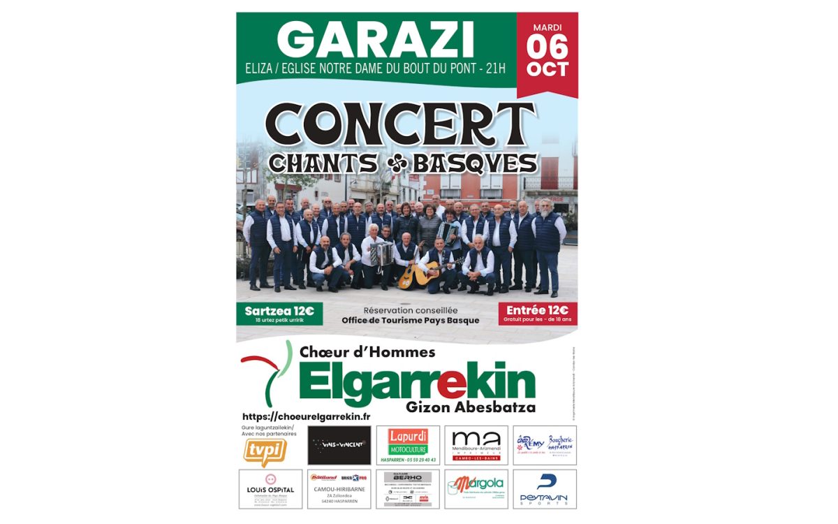 Choeurs basques d'hommes Elgarrekin
