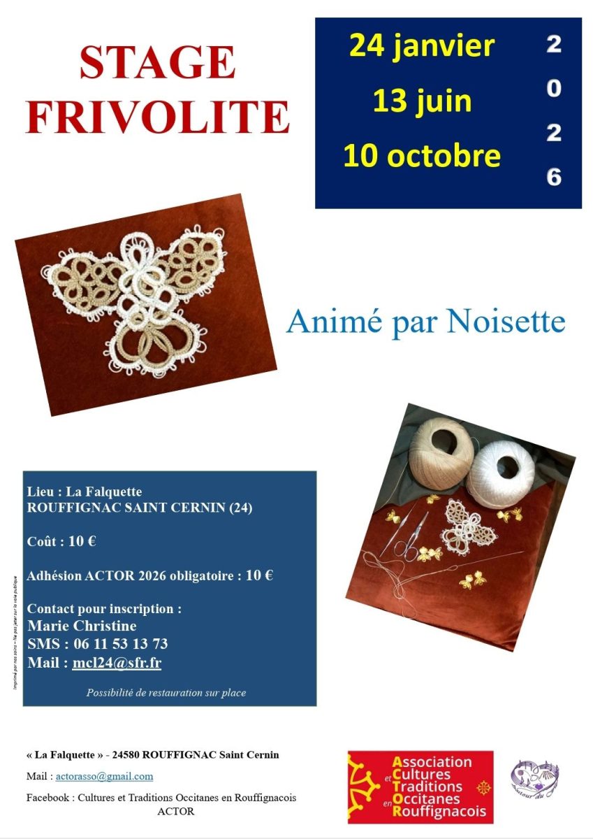 Stage de Frivolité