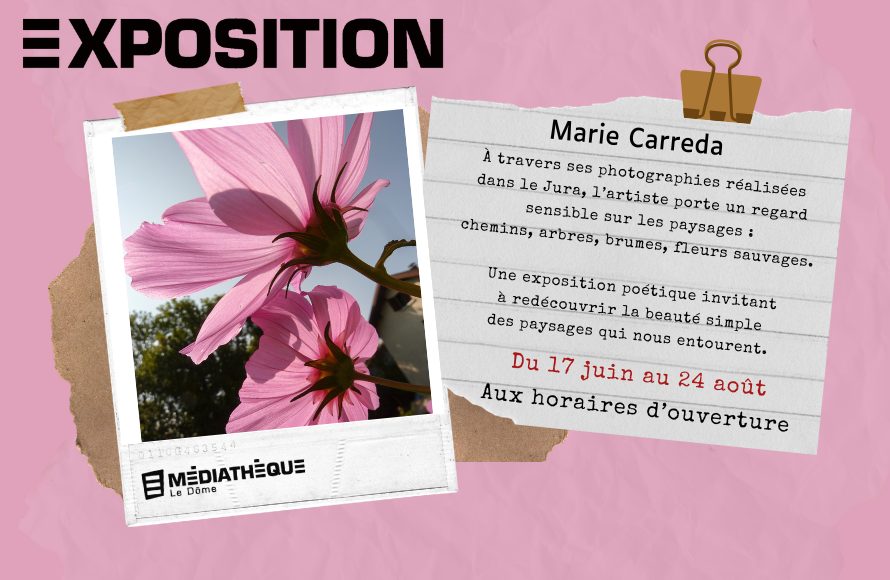 Médiathèque Le Dôme : Exposition Marie Carreda
