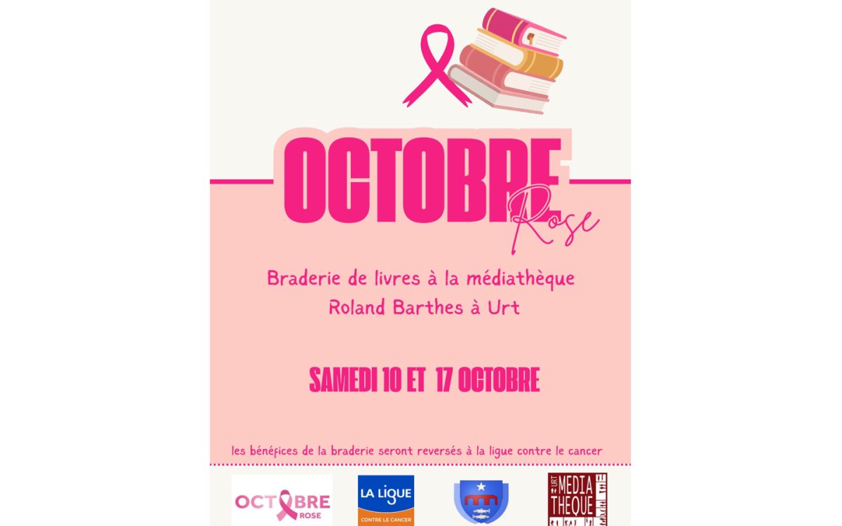 Octobre Rose : braderie de livres