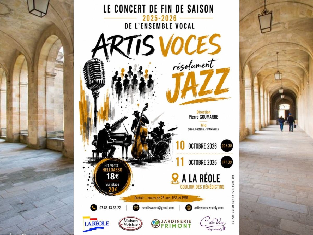Concert de fin d'année : Artis Voces - Jazz