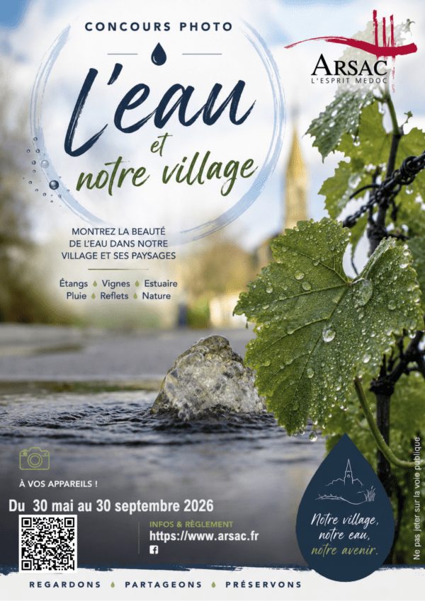Concours Photo 2026 | L’Eau et notre village