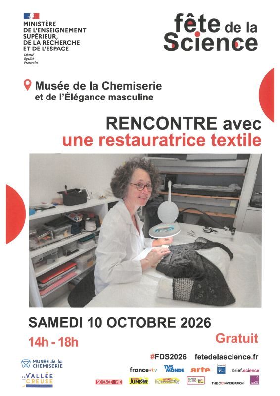 Une rencontre à la Chemiserie pour la Fête de la science !