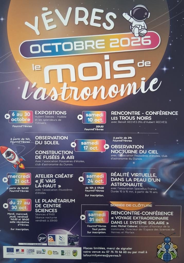 Mois de l'astronomie - Rencontre-conférence sur les trous noirs