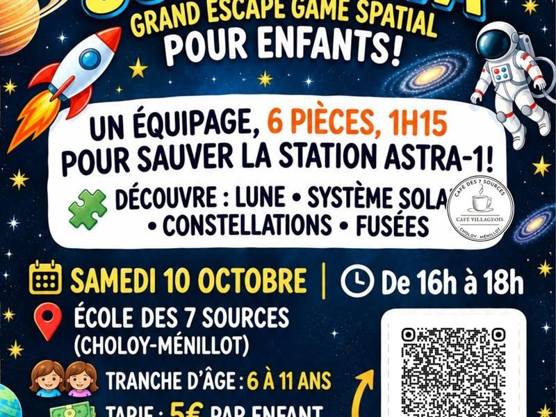 Grand Escape Game spatial - Choloy-Ménillot