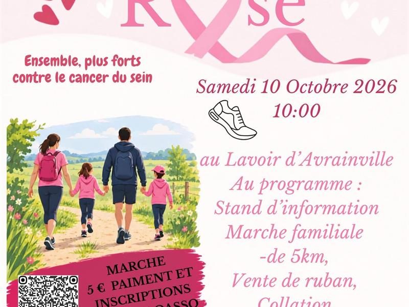Marche Octobre Rose - Avrainville