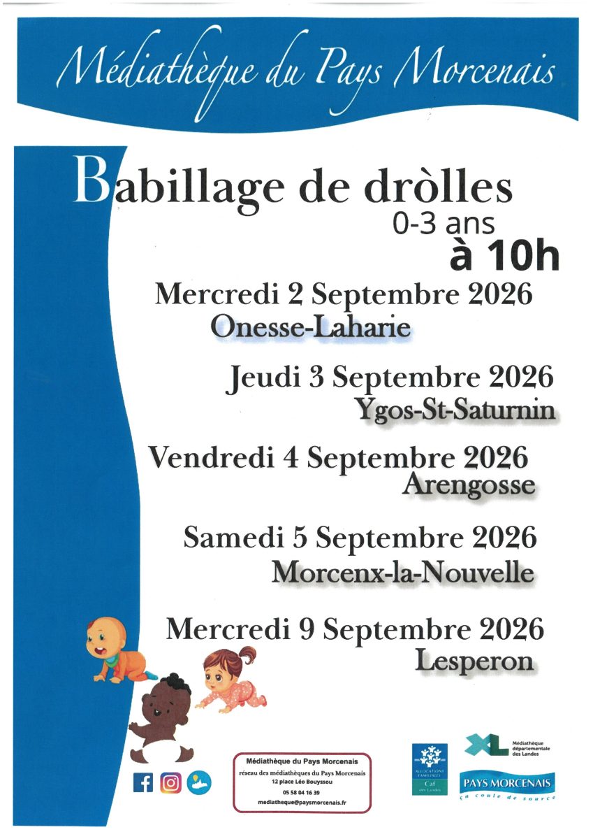 Babillage de dròlles-  Morcenx-La-Nouvelle