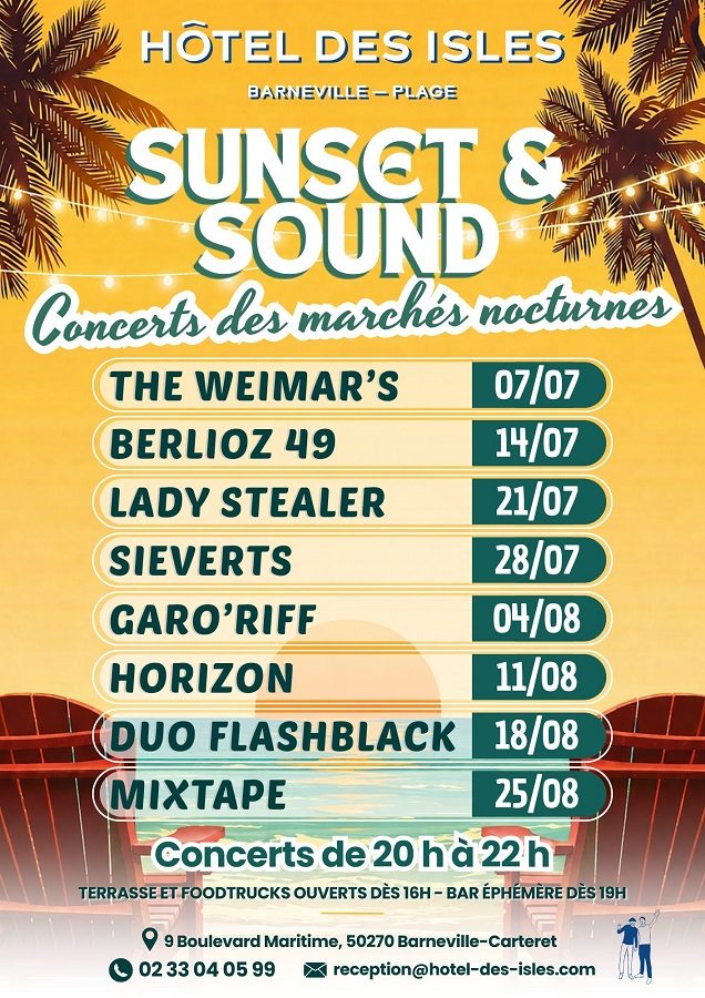 Apéros-concerts de l'Hôtel des Isles