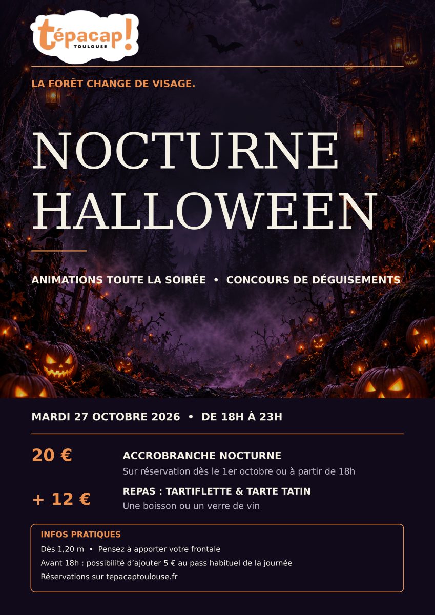 NOCTURNE ACCROBRANCHE - TÉPACAP