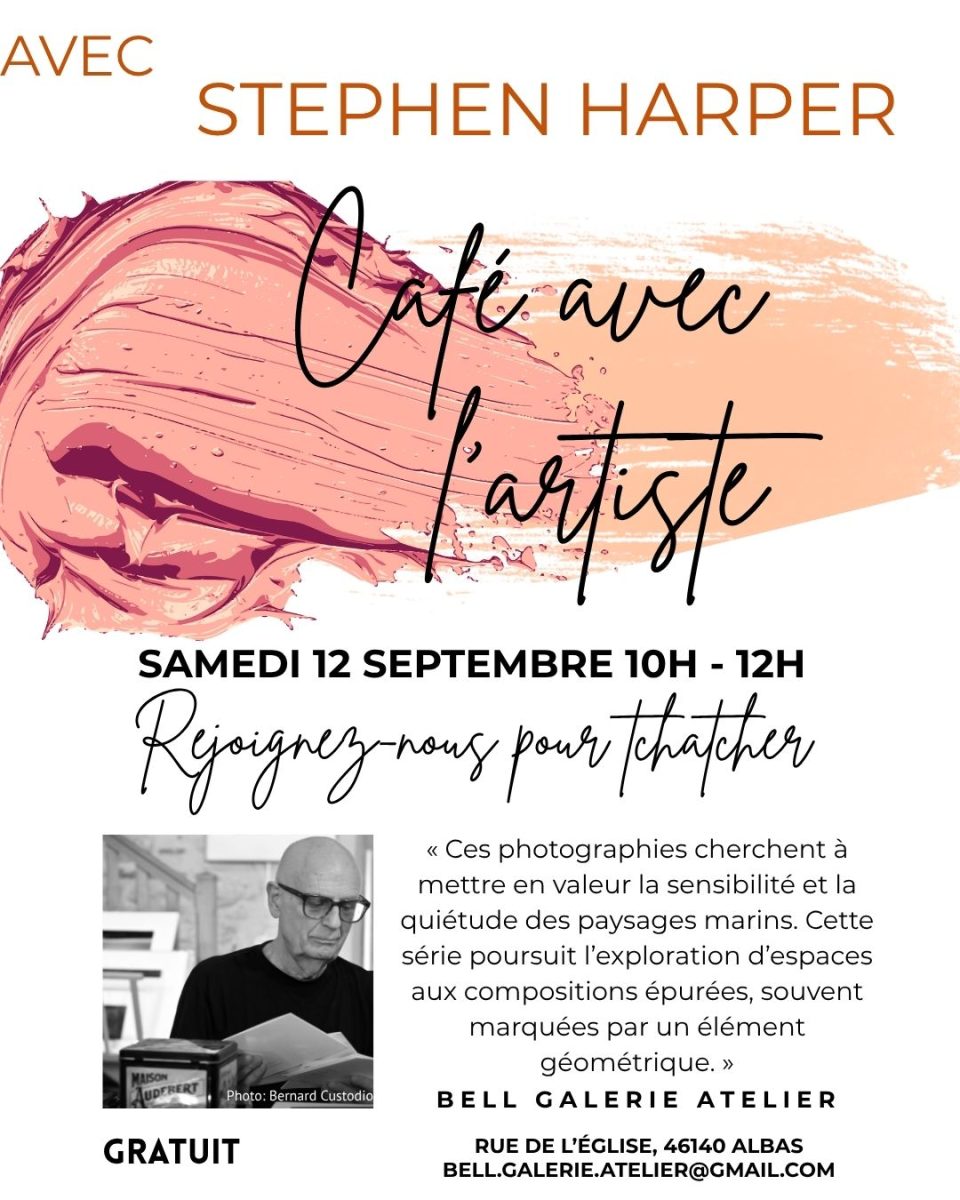 Café avec l'artiste à la Bell Galerie Atelier
