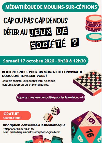 Après-midi jeux de société à Moulins-sur-Céphons
