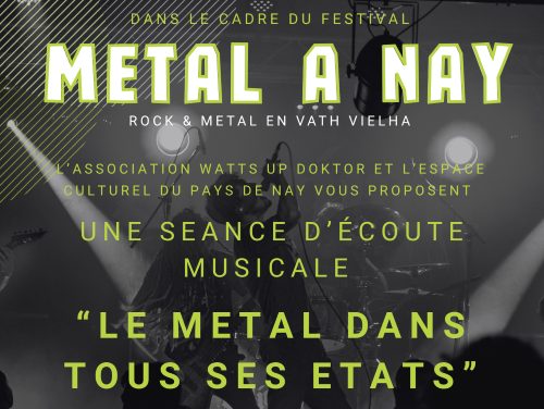 Séance d’écoute musicale « Le métal dans tous ses états »