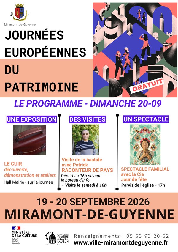 Journées Européennes du Patrimoine - Spectacle de la Compagnie Jour de fête
