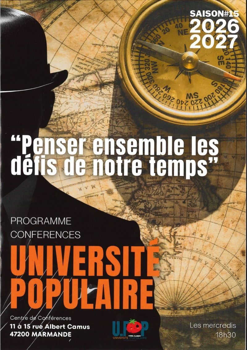Conférence U.POP "La Boetie-Montaigne" par Anne-Marie COCULA