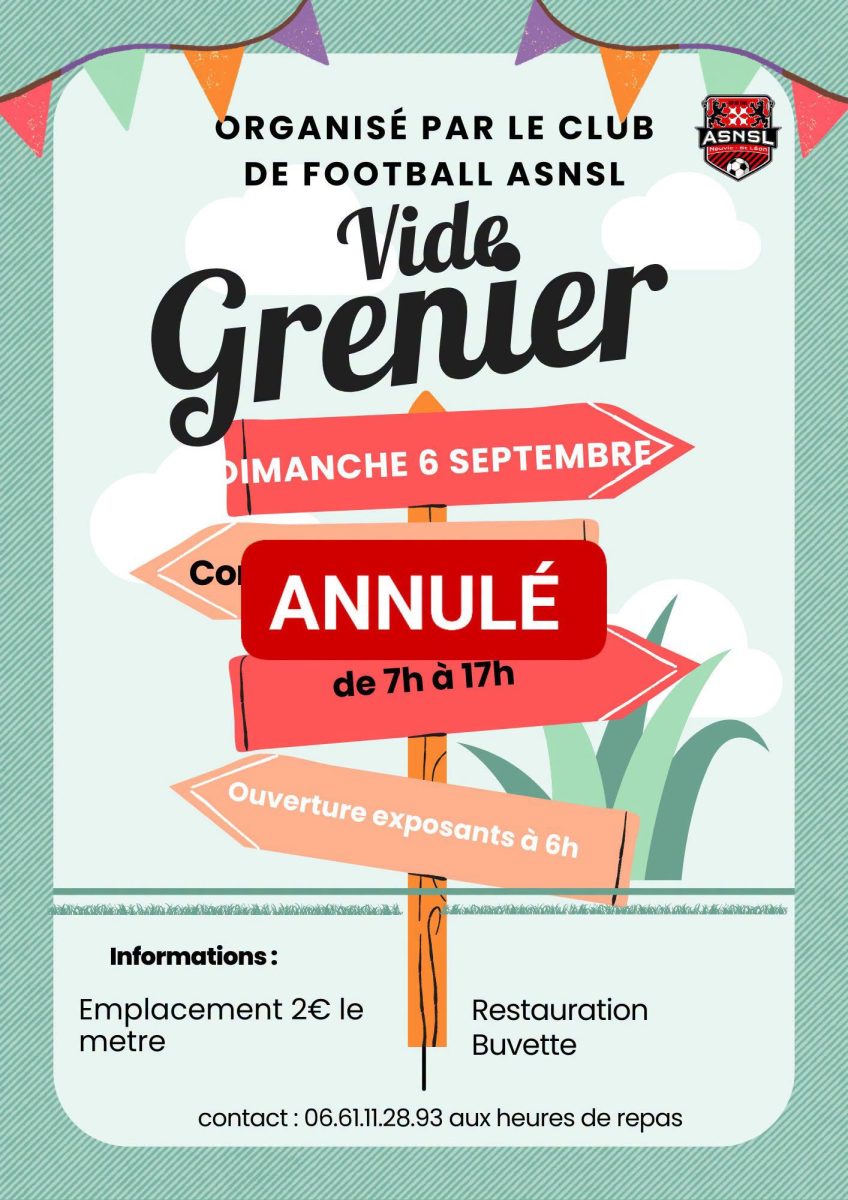 Vide-greniers - Annulé