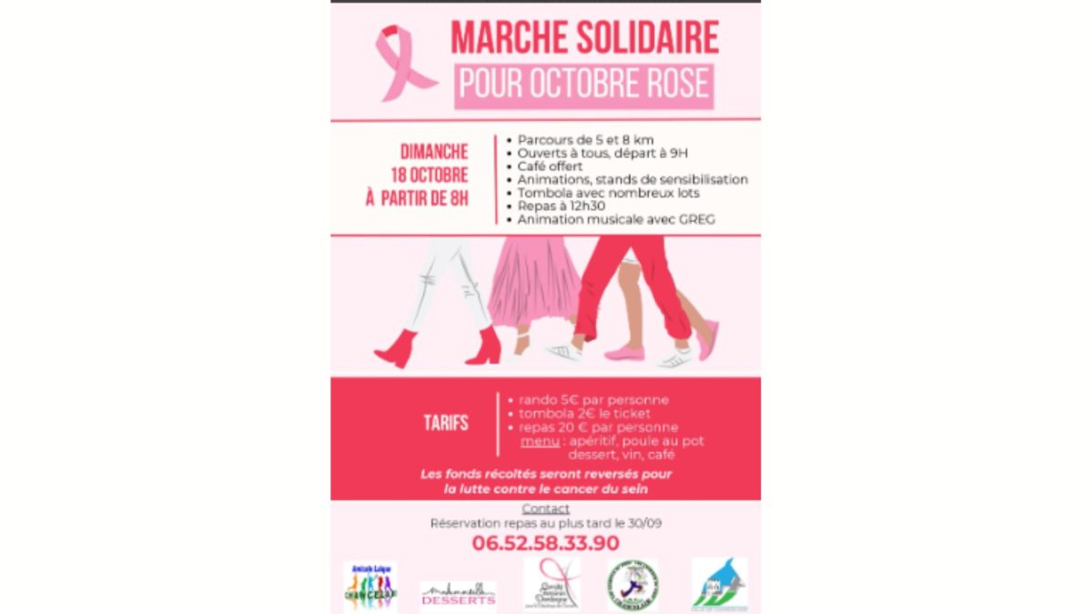 Marche solidaire octobre rose