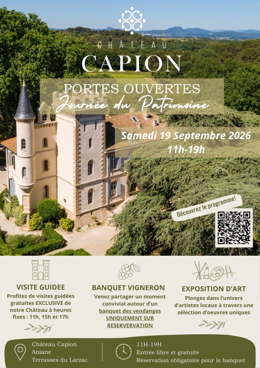 JOURNÉES DU PATRIMOINE AU CHATEAU CAPION