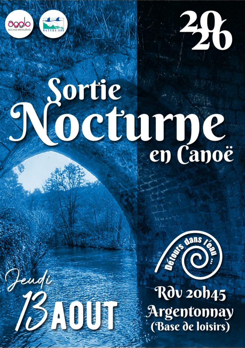 Sortie nature - Canoë semi-nocturne sur l'Argenton