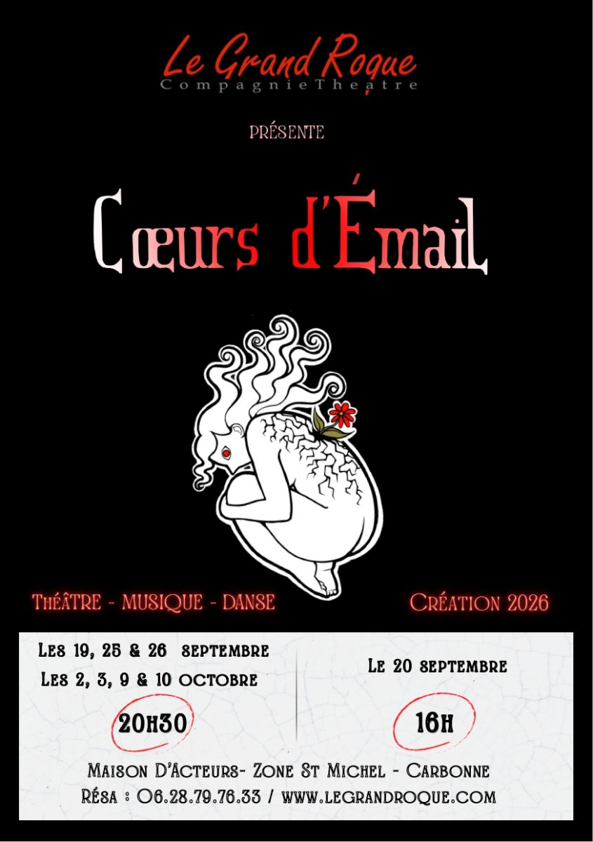 "CŒURS D'ÉMAIL" : THÉÂTRE DANSE MUSIQUE