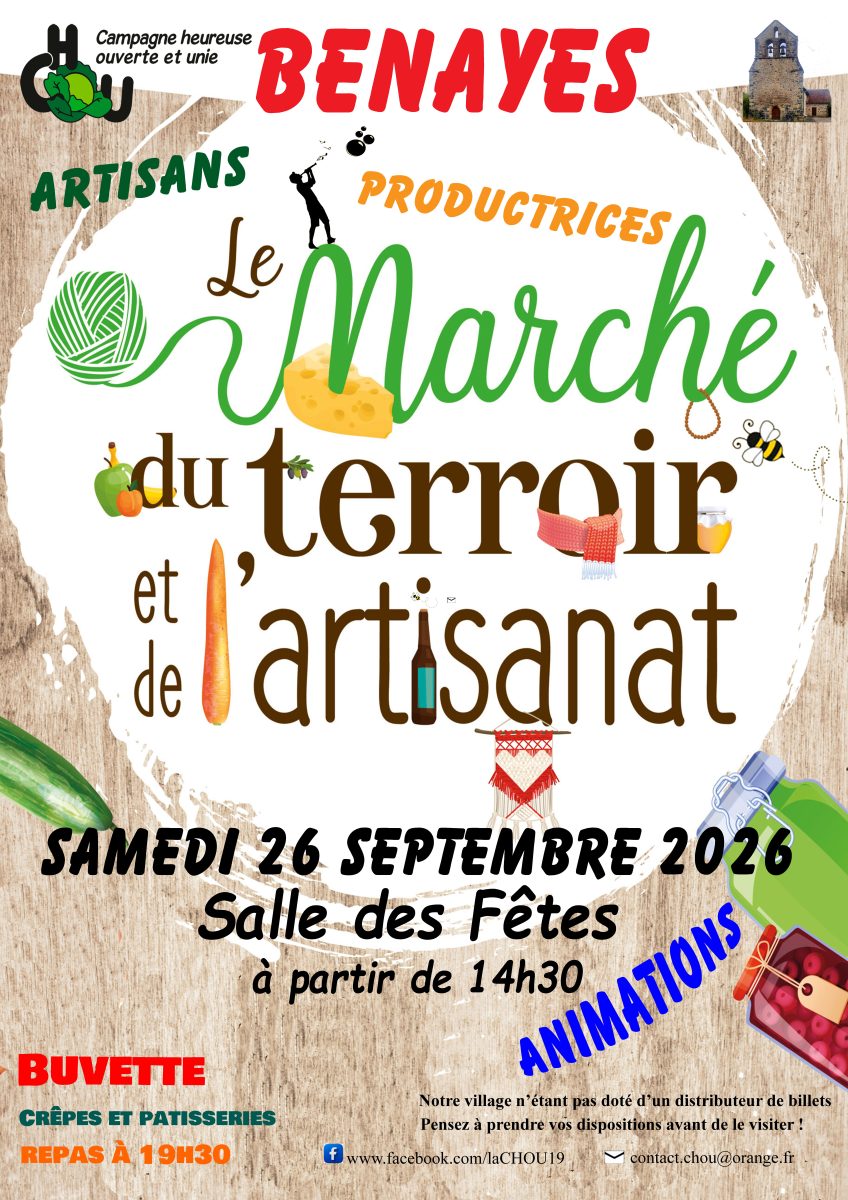 Marché du terroir et l'artisanat à Benayes