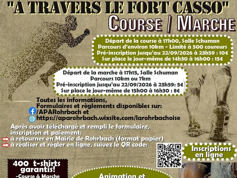 La Rohrbachoise, à travers le Fort Casso