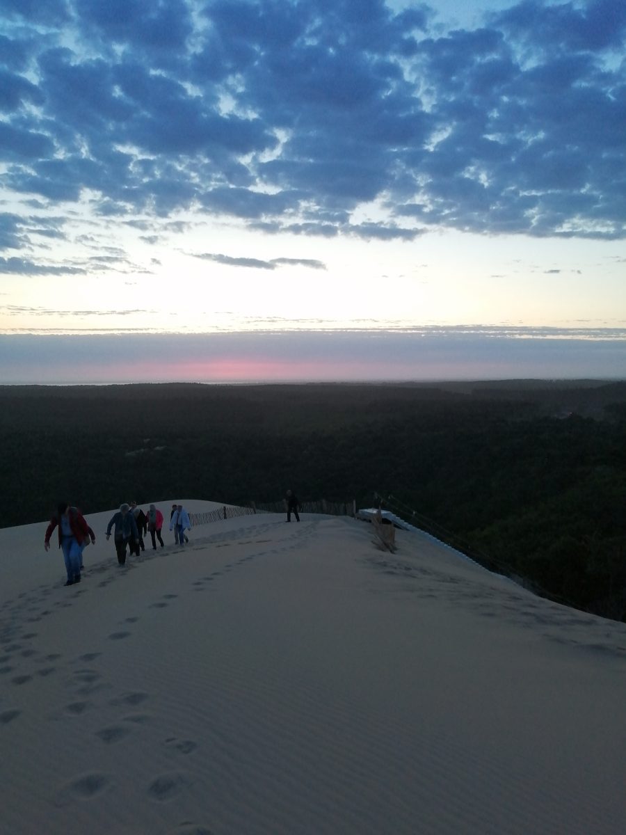 Lever du soleil sur la Dune du Pilat
