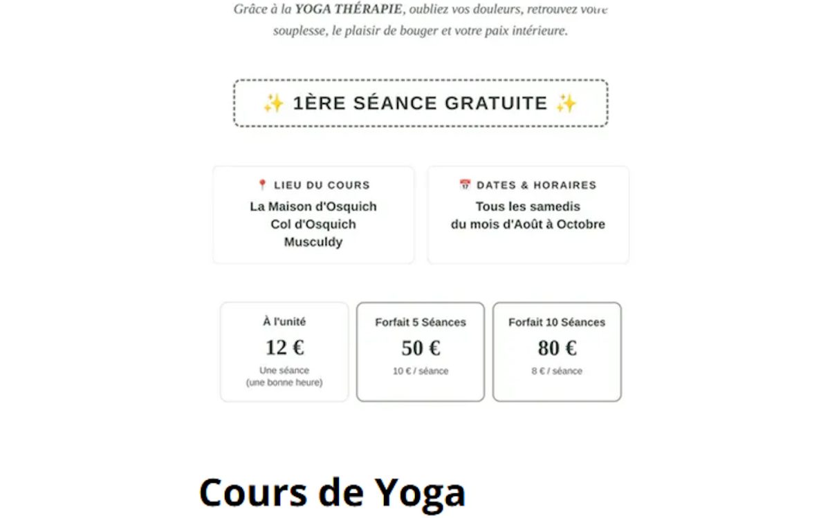 Yoga thérapie