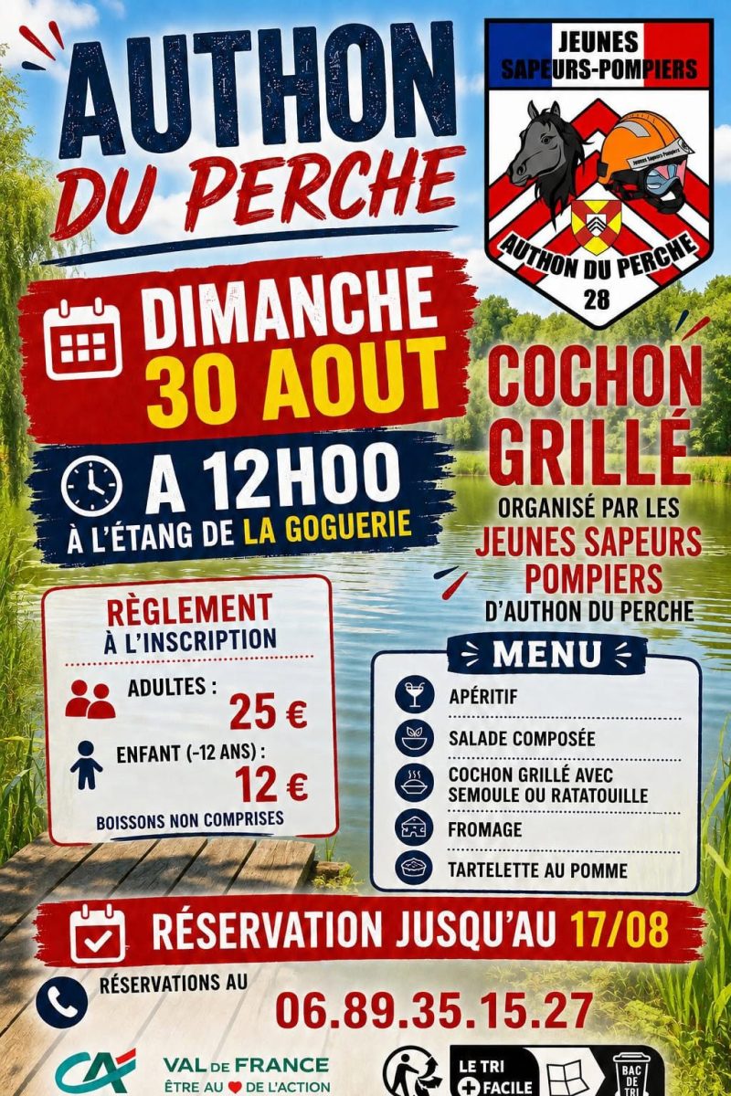 Cochon grillé par les jeunes sapeurs pompiers - 2026
