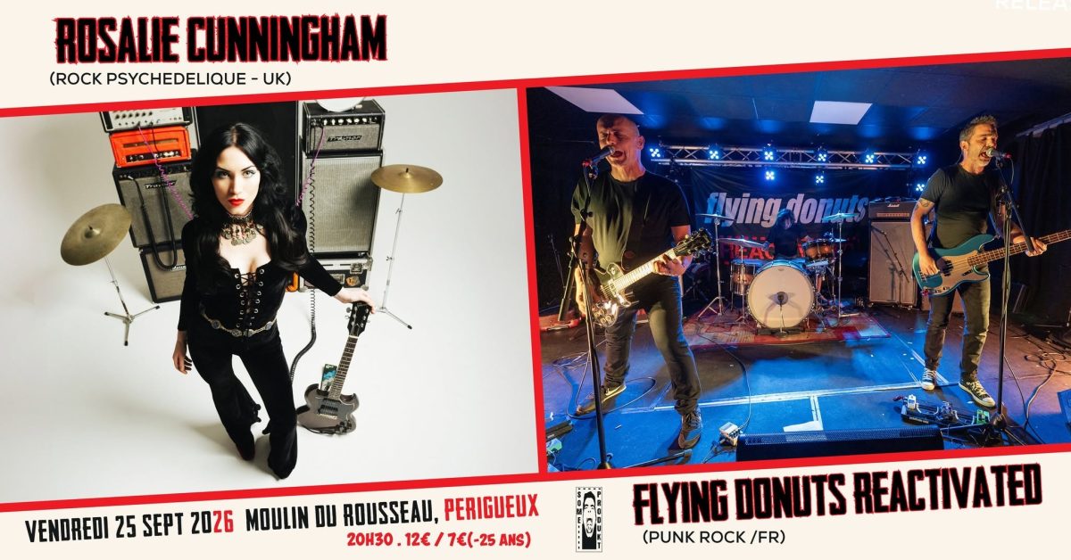 Some Produkt - Concerts de Rosalie Cunningham et Flying Donuts Reactivated