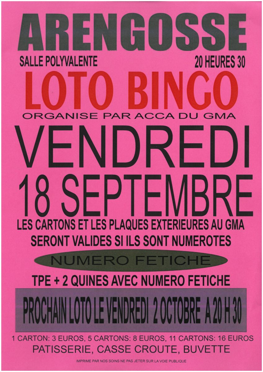 Loto bingo ACCA