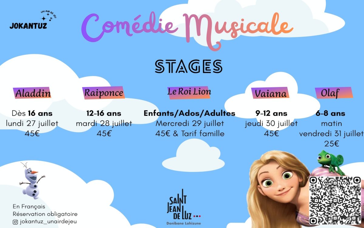 Stages de comédies musicales