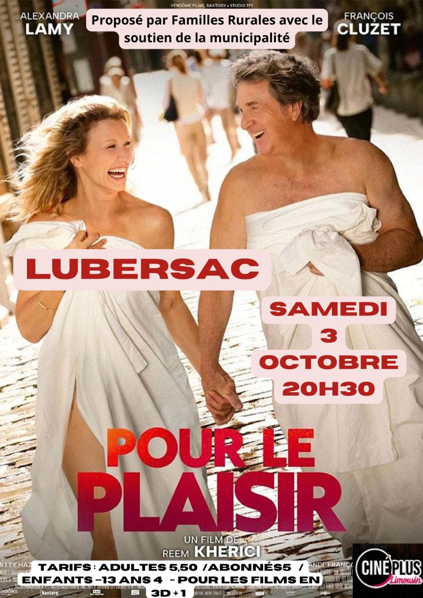 Cinéma à Lubersac : Pour le Plaisir