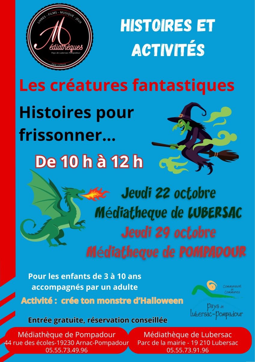 Histoires et activité : Les créatures fantastiques