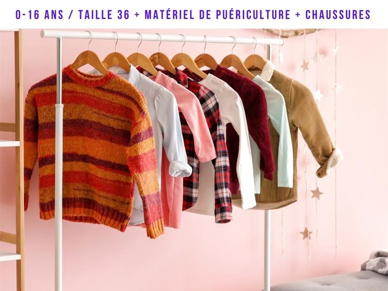 Bourse aux vêtements enfants et matériel de puériculture