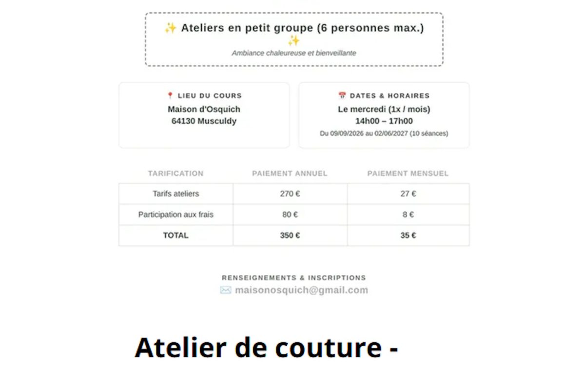 Atelier couture