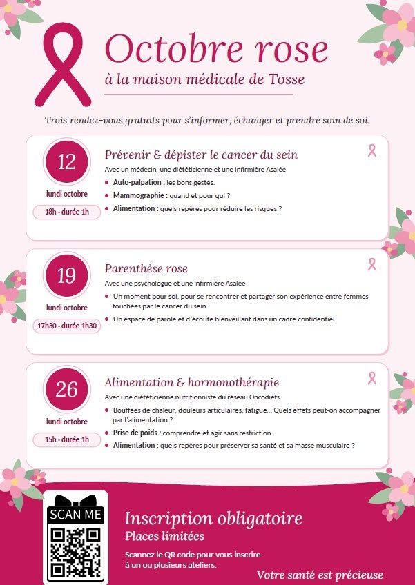 Octobre Rose à Tosse