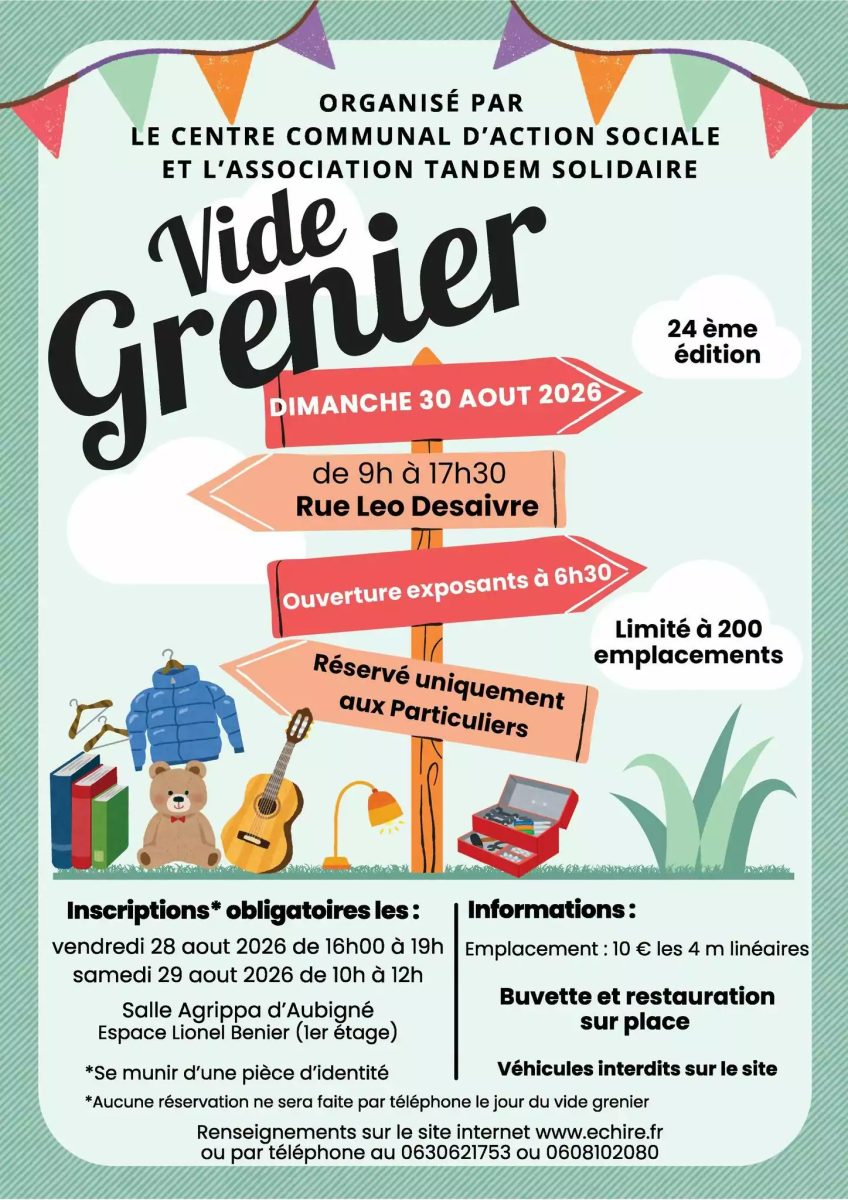 Vide Grenier à Échiré