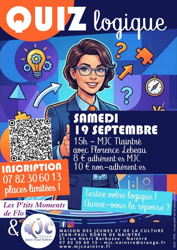 Quiz logique à la MJC !