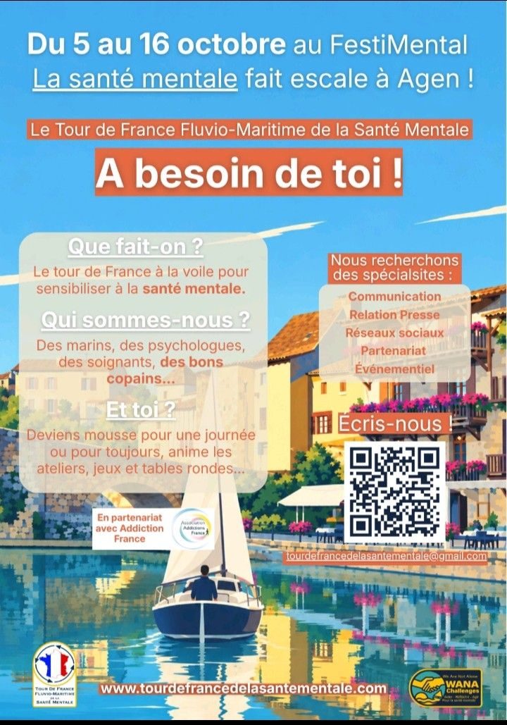 Tour de France fluvial et maritime de la santé mentale