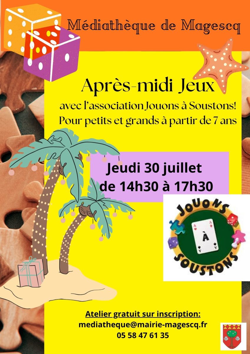 Après-midi jeux de société