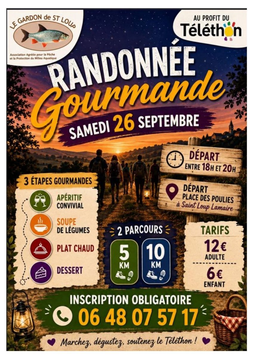 Marche gourmande à Saint-Loup-sur-Thouet