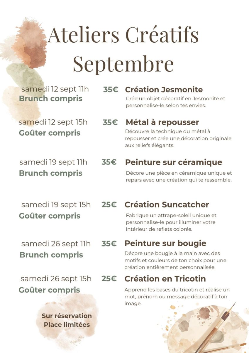 Atelier Peinture sur bougie & Brunch - Maison Tarte