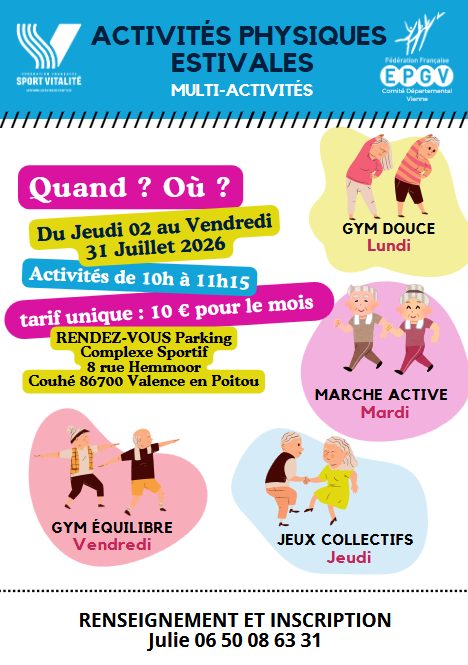 Activités physiques estivales