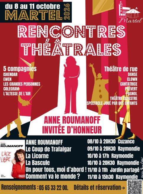Les Rencontres Théâtrales de Martel 2026