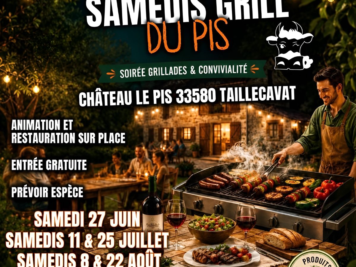 Samedis grill du Pis