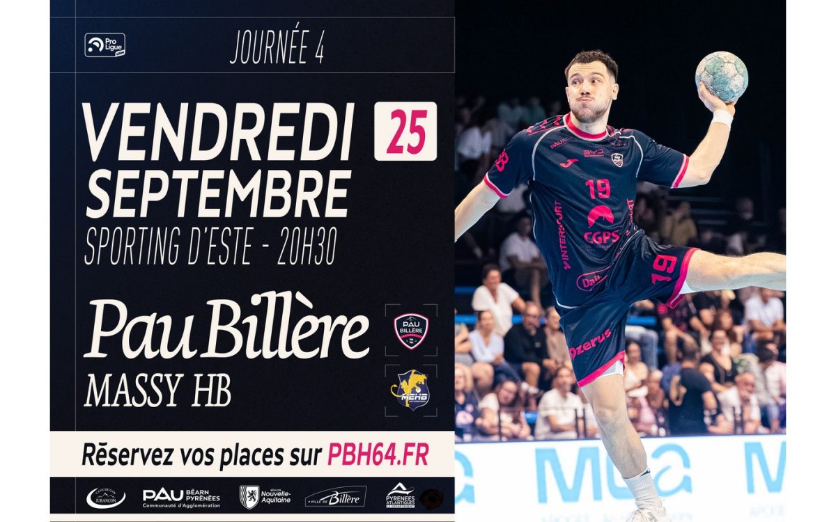 Handball Proligue - Pau Billère Handball 64 Vs Massy