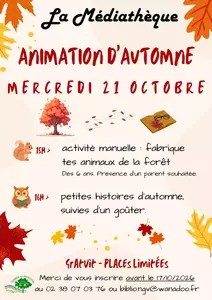 Animation d'automne : activités manuelles et petites histoires